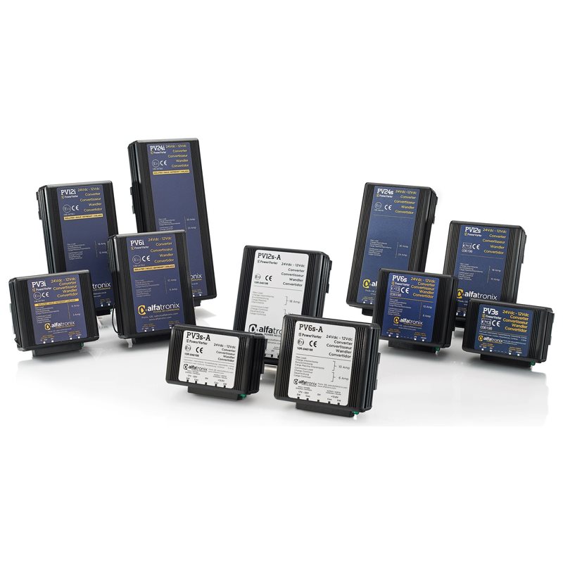 Alfatronix PowerVerter 24-12 VDC Voltage Converters